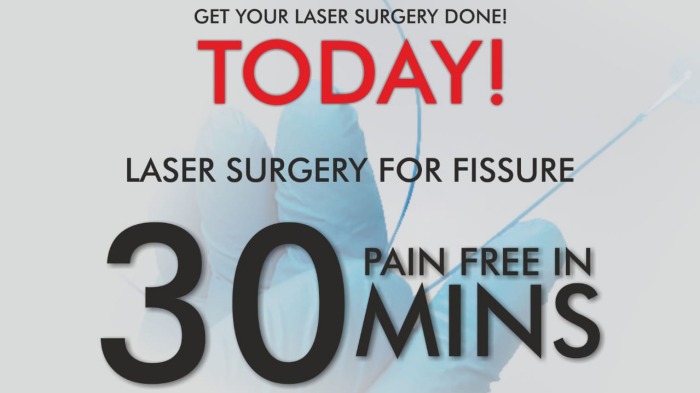laser fissure treatment in NCR